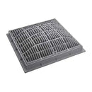 REJILLA Y MARCO 12" X 12" GRIS WATERWAY