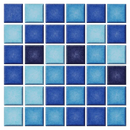 MOSAICO AZUL 4 CON BASE EN PAPEL 2X2  (copia)